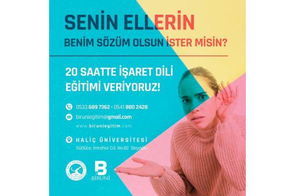 20 SAATTE İŞARET DİLİ ÖĞRETİYORUZ