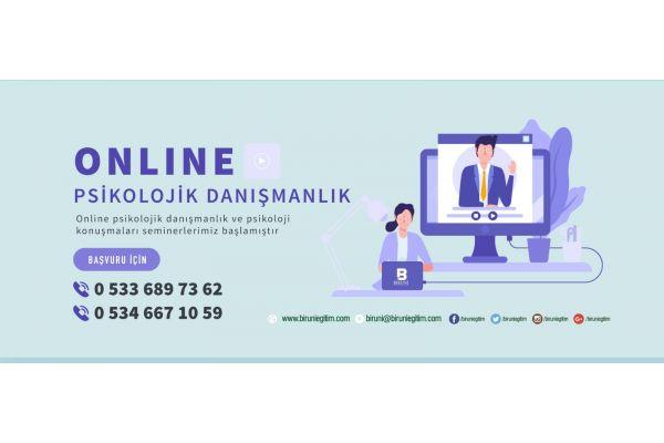 ONLİNE PSİKOLOJİK DANIŞMANLIK HİZMETLERİ VERİYORUZ