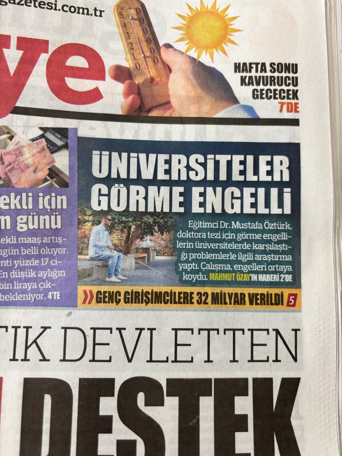 Üniversiteler görme engelli! Kampüste problem var