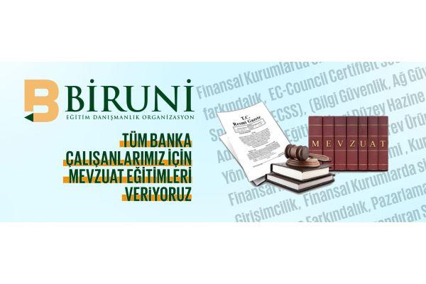 BANKALARIMIZ İÇİN (KATILIM BANKALARI DAHİL) TÜM MEVZUAT EĞİTİMLERİNİ VERİYORUZ