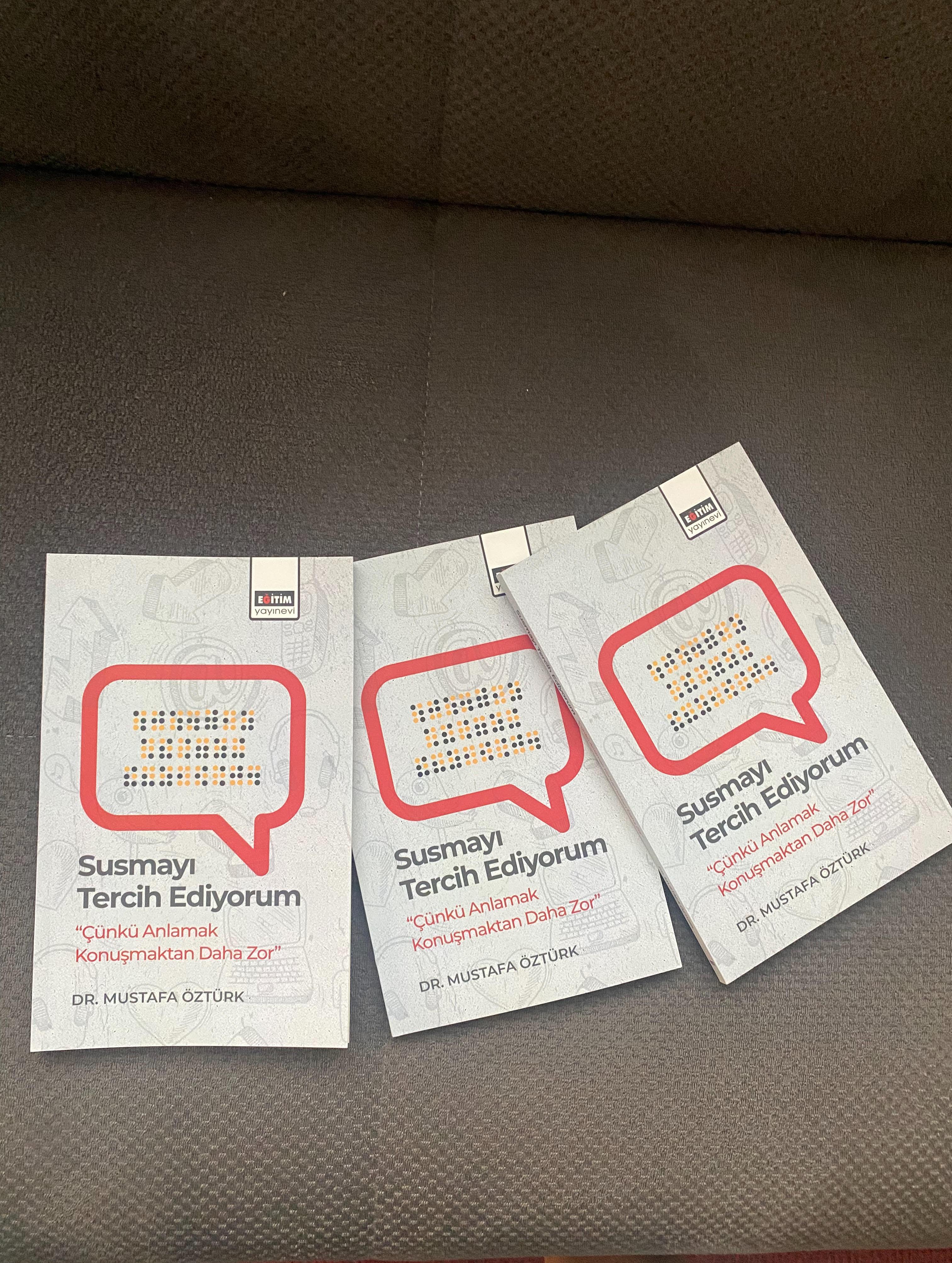 “Susmayı Tercih Ediyorum: Çünkü Anlamak Konuşmaktan Daha Zor” adlı eser,